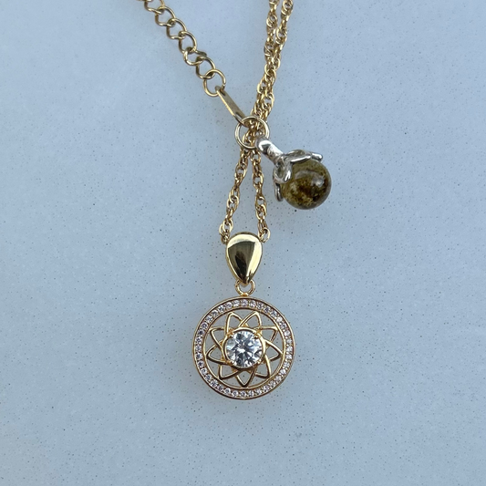Women's Gold 432hz Aroha Necklace